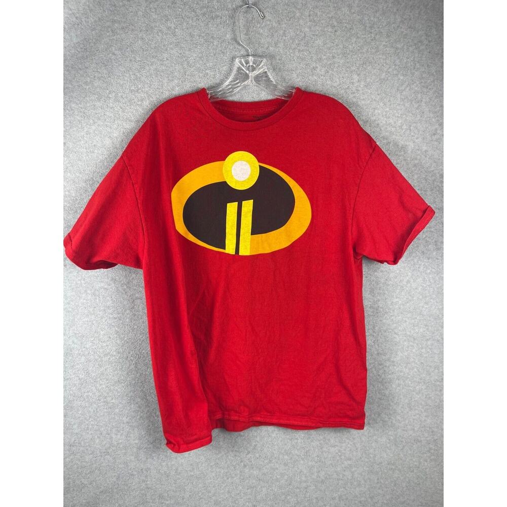 Disney Pixar‎ Incredibles 2 T Shirt Mens XL Red Mr Incredible Animated Movie